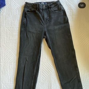 Black Hollister Mom Jeans | Poshmark